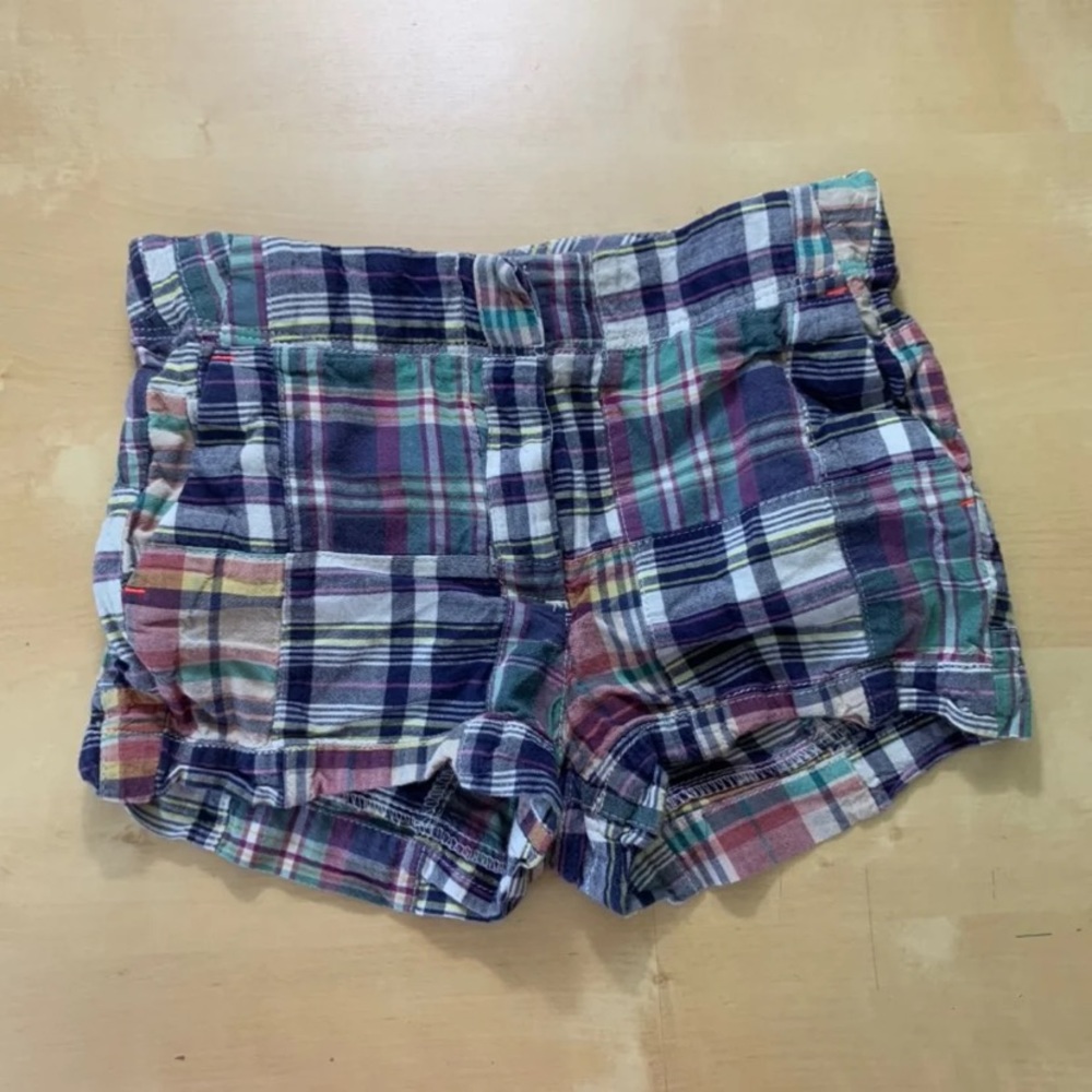 Crewcuts madras “Frankie” shorts size 6